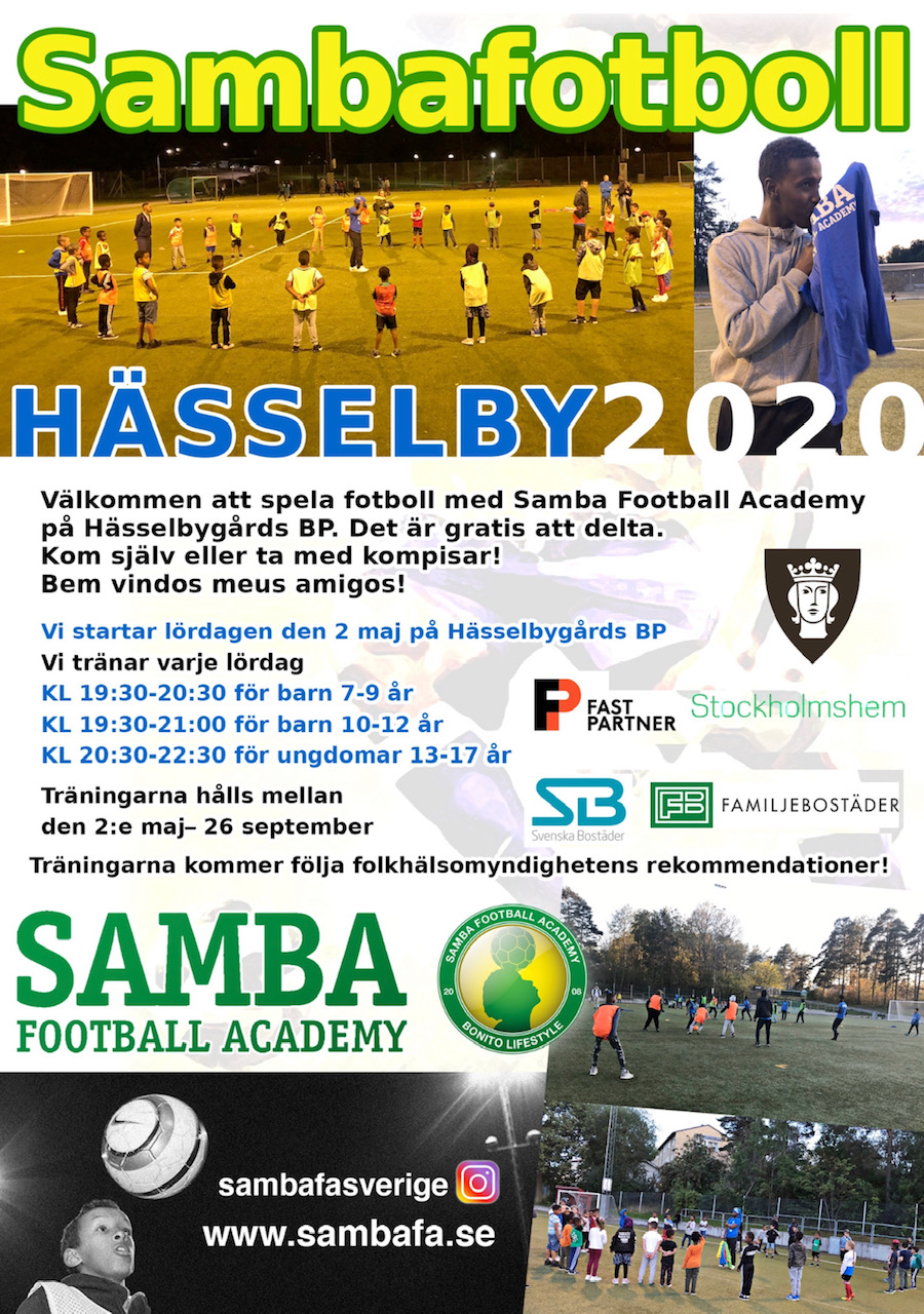 Välkommen till Sambafotboll i Hässelbygård!